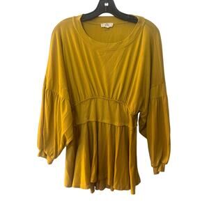 Entro Golden baby doll blouse